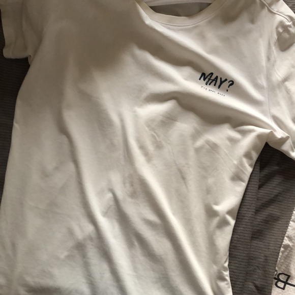 Men's short-sleeved white T-shirt printed simple round-neck short-sleeved casual - Picture 9 of 16